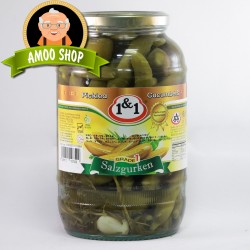 خیار شور یک و یک - 750 و 1500 گرم