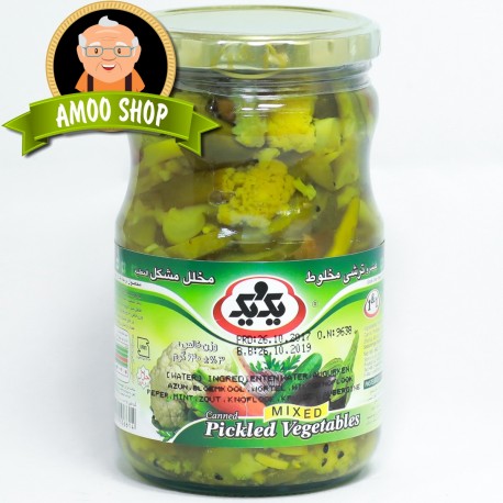 Mixed pickled Areya - 700 gr